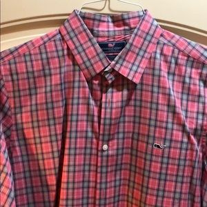 NWOT Vineyard Vines Slim Fit Tucker Shirt size L